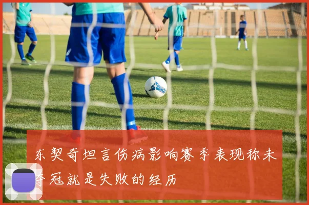 东契奇坦言伤病影响赛季表现称未夺冠就是失败的经历